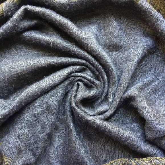 🟣 2/$10 Pashmina Scarf - Grey Green - Picture 3 of 6